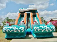 Double Lane Big Kahuna Water Slide Double Lane Big Kahuna Water Slide